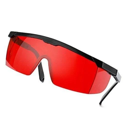 Safety Glasses Red Green Laser Eye Protection Goggles with Protection Case 