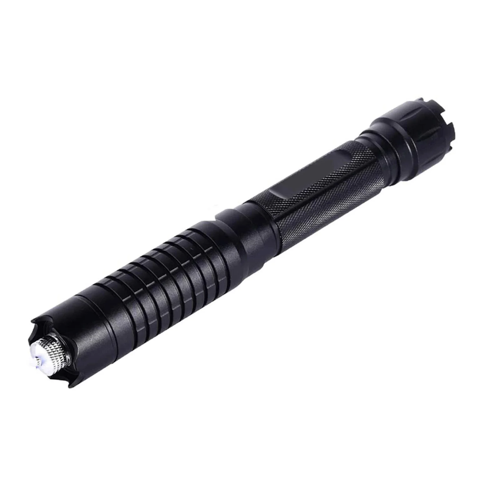 Focusable 450nm 1mW Blue Dot Waterproof Laser Pointer Portable Flashlight Torch 